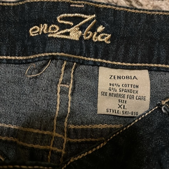 Zenobia Dark Wash Denim Jeans Size XL 💰 - Picture 2 of 3